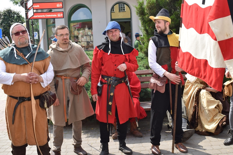 Powitanie uczestników XX Turnieju Rycerskiego Bractw Zaprzyjaźnionych ?O Złotą Jaszczurkę w Mieście Zakochanych?
