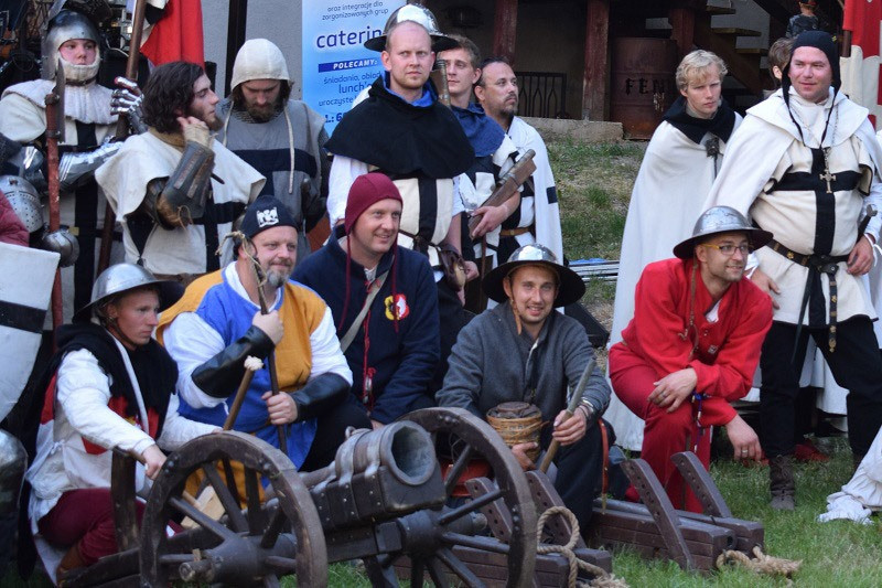 Magiczny świat rycerzy - inscenizacja bitwy podczas Turnieju Rycerskiego Bractw Zaprzyjaźnionych ?O Złotą Jaszczurkę w Mieście Zakochanych?