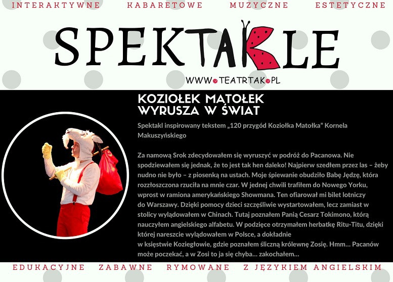 1 czerwca - Zapraszamy na spektakl 