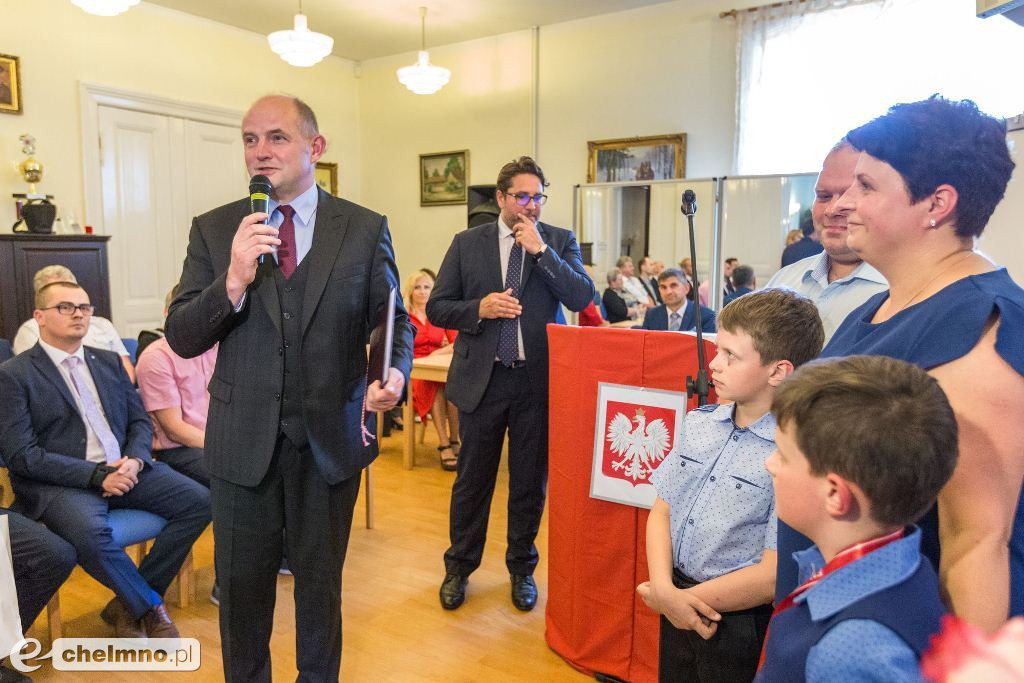 Marszałek Piotr Całbecki z wizytą w gminie Unisław