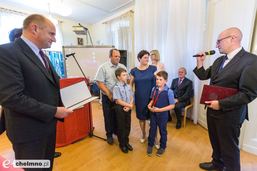 Marszałek Piotr Całbecki z wizytą w gminie Unisław