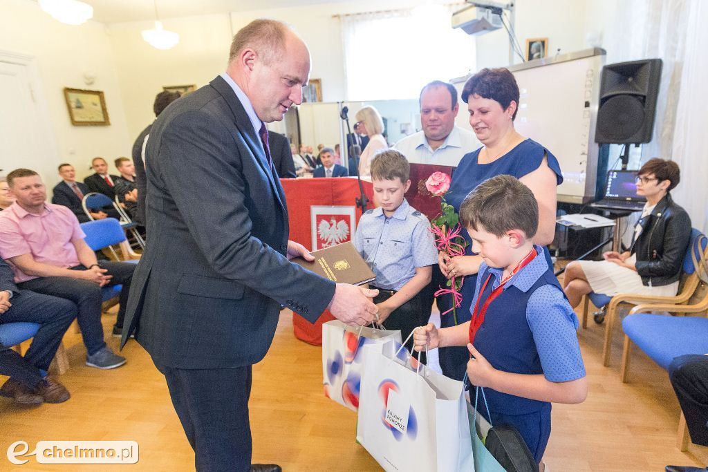 Marszałek Piotr Całbecki z wizytą w gminie Unisław