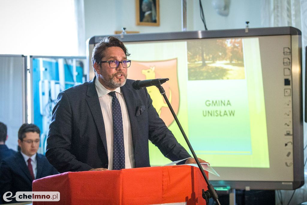Marszałek Piotr Całbecki z wizytą w gminie Unisław