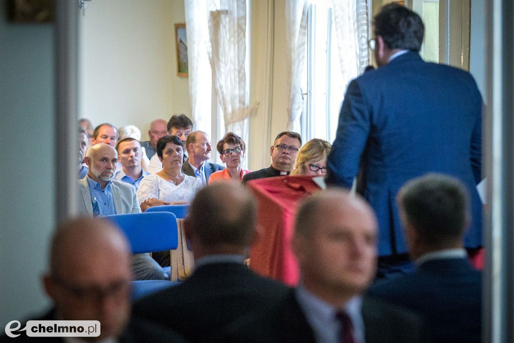 Marszałek Piotr Całbecki z wizytą w gminie Unisław