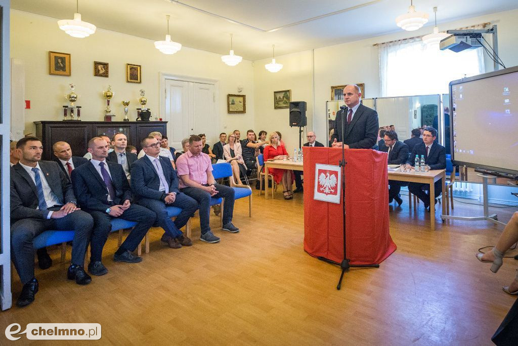 Marszałek Piotr Całbecki z wizytą w gminie Unisław