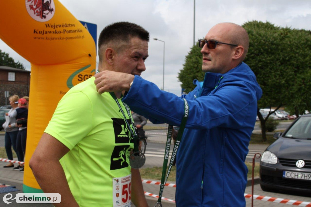 XV Półmaraton Unisławski oraz na dystansie 10 km