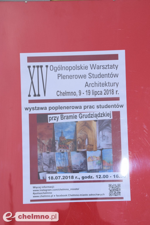 Wystawa poplenerowa Studentów Architektury w Chełmnie
