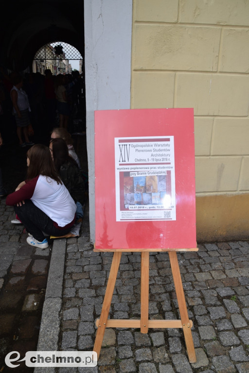 Wystawa poplenerowa Studentów Architektury w Chełmnie