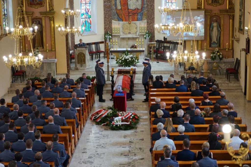 Pożegnanie Policjanta asp. Marka Mieczkowskiego