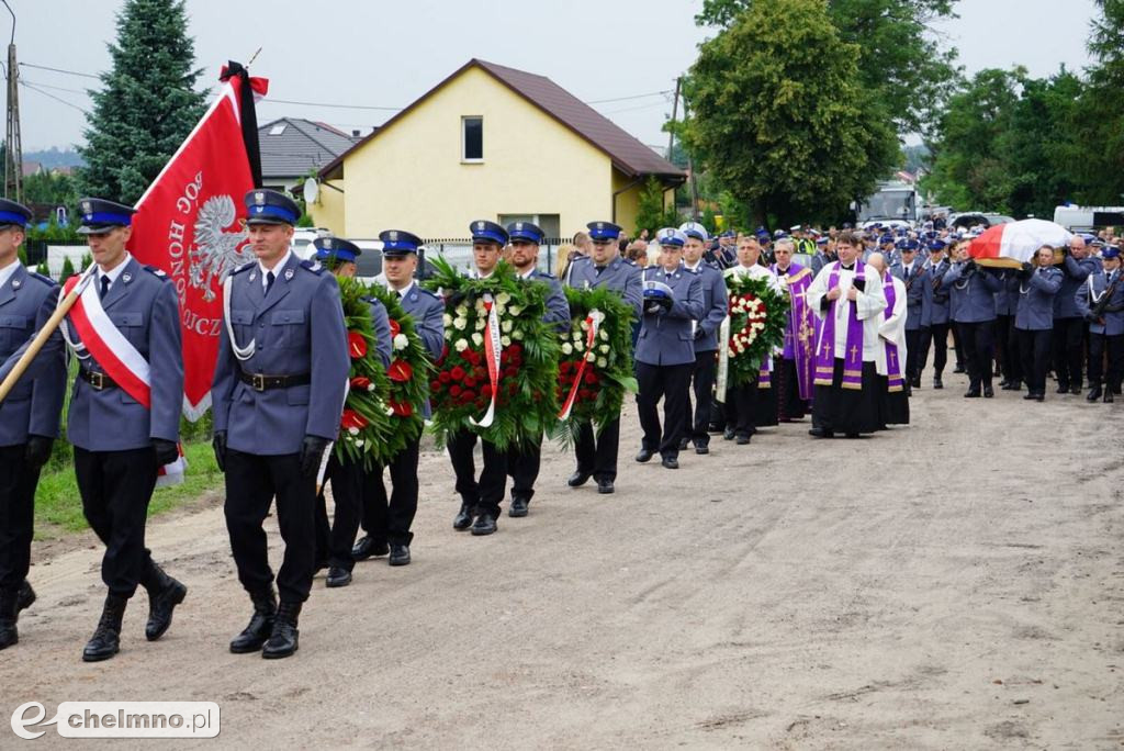 Pożegnanie Policjanta asp. Marka Mieczkowskiego
