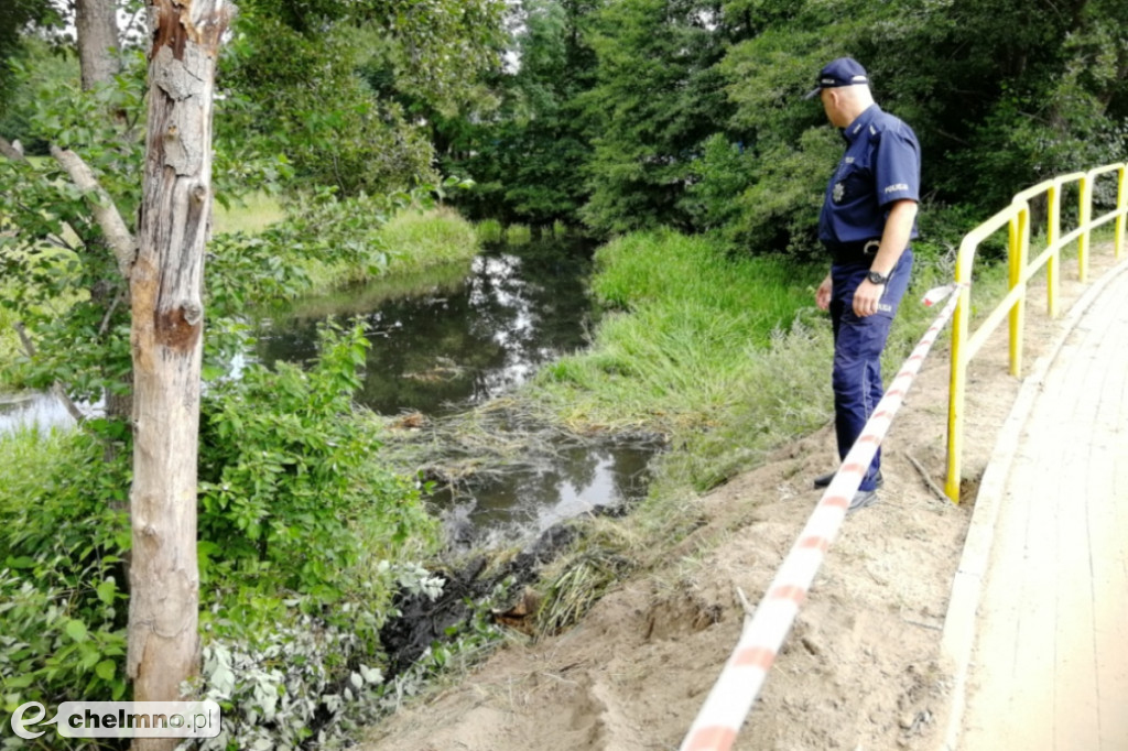Dachował z trójką dzieci w aucie i wpadł do rzeki