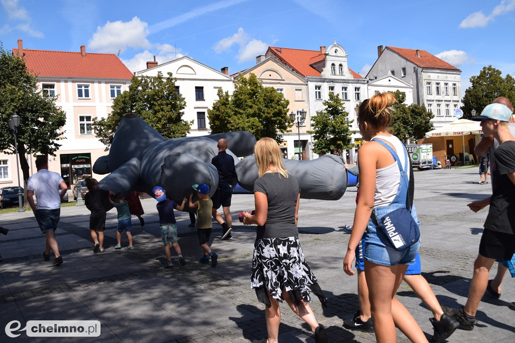 Dzisiaj po mieście wędruje Misio Przytulanka