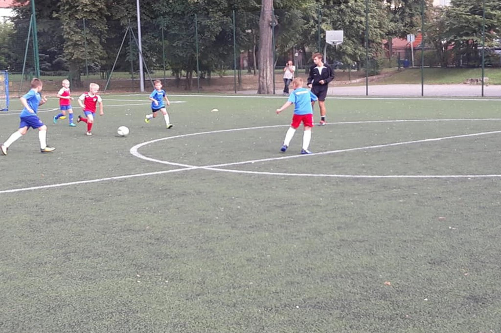 Mecz sparingowy Przedszkola UKS Szkółka Piłkarska Chełmno