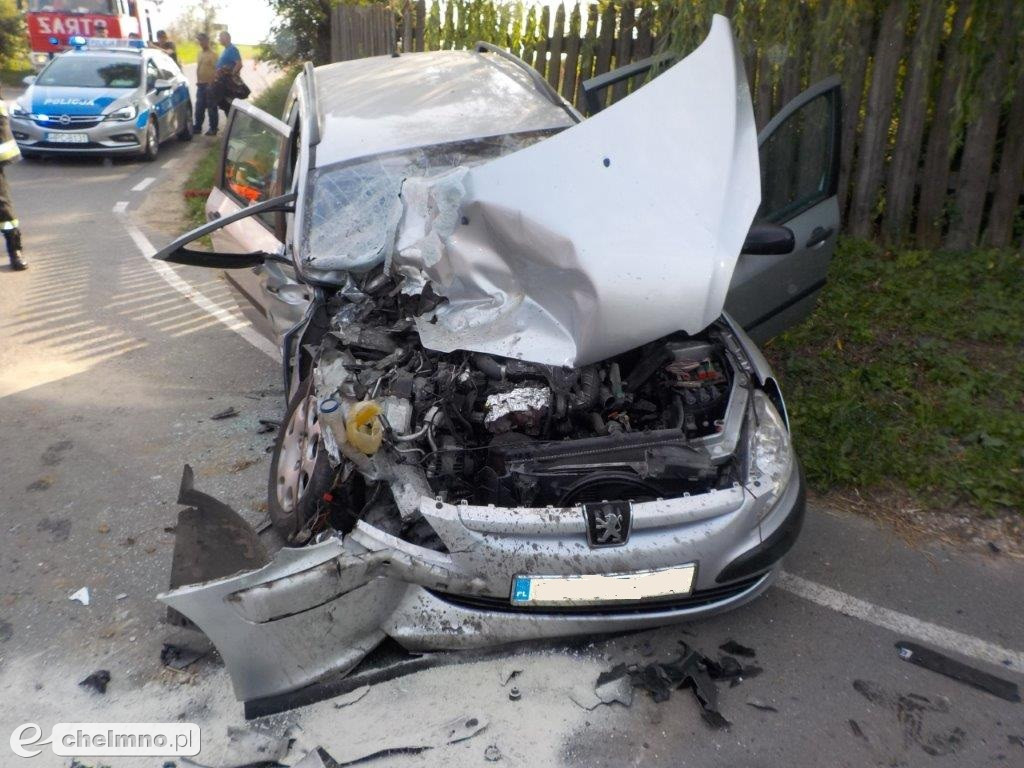 Matka i dwójka dzieci poszkodowani w wypadku