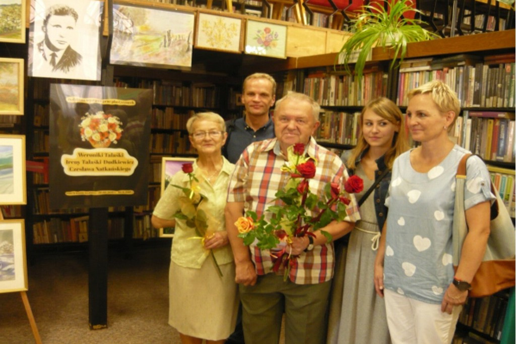 Pięknie malują i pokazali swoje prace w Bibliotece