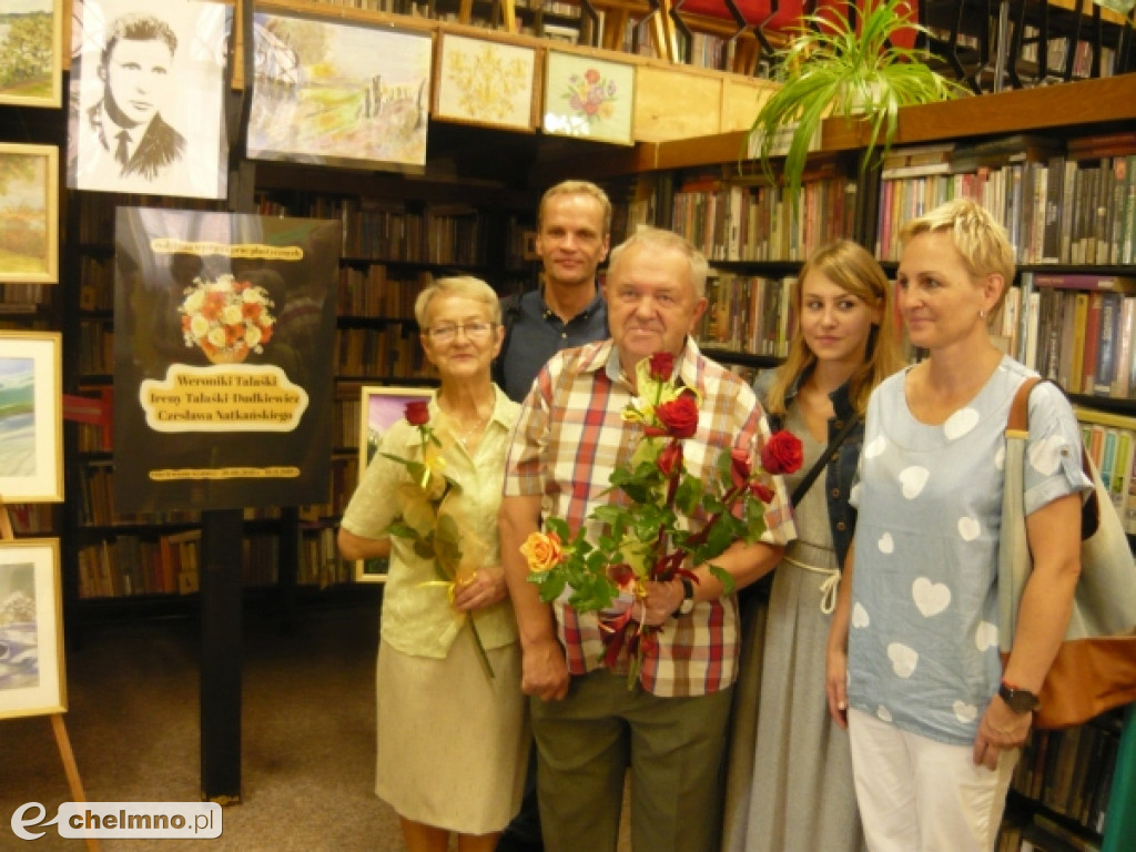 Pięknie malują i pokazali swoje prace w Bibliotece