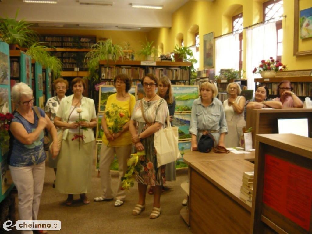 Pięknie malują i pokazali swoje prace w Bibliotece