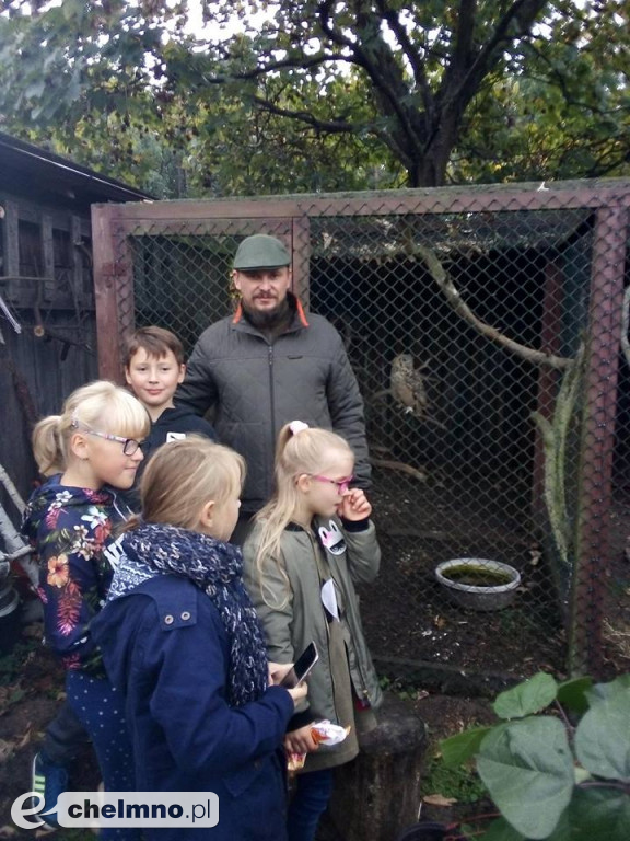Lekcja przyrody w terenie - z wizytą w Chacie Myśliwskiej