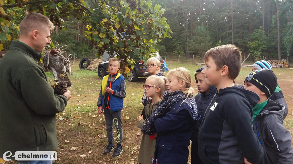 Lekcja przyrody w terenie - z wizytą w Chacie Myśliwskiej