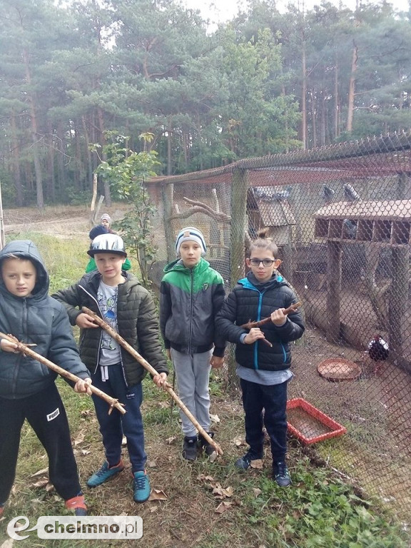 Lekcja przyrody w terenie - z wizytą w Chacie Myśliwskiej