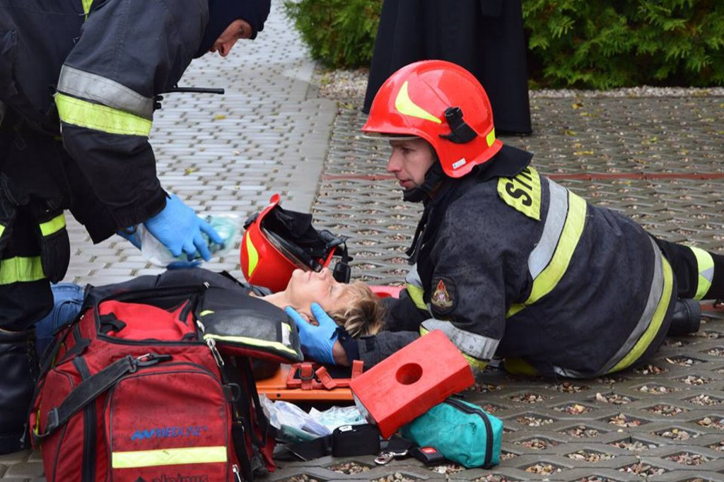 Alarm! Paliło się w Szkole Katolickiej