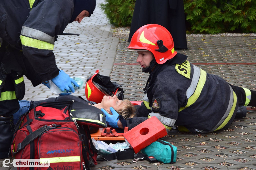 Alarm! Paliło się w Szkole Katolickiej