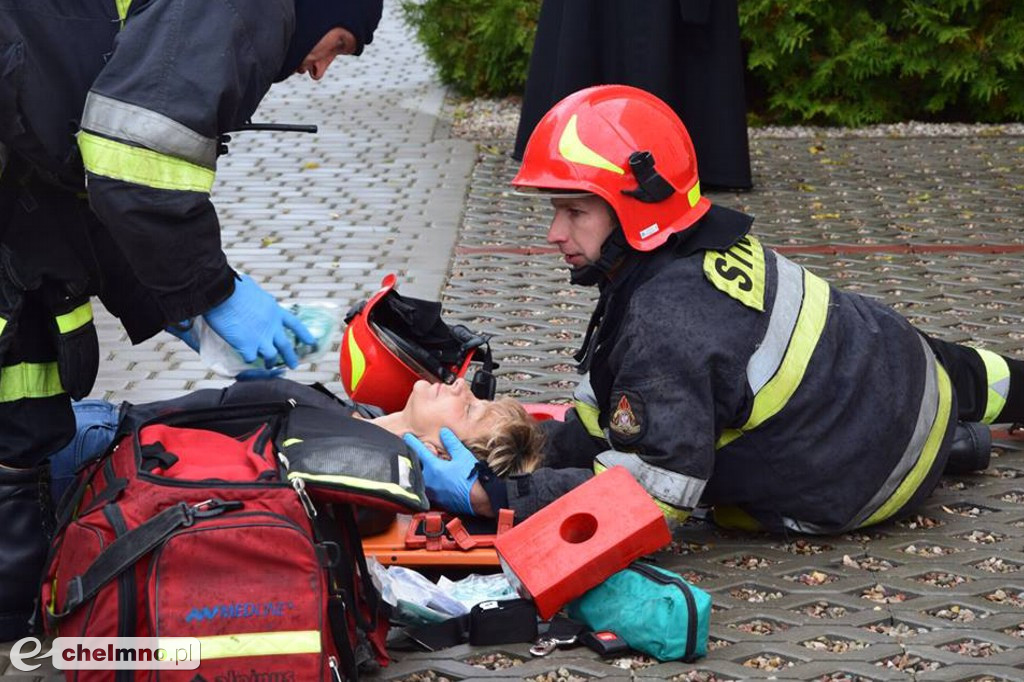 Alarm! Paliło się w Szkole Katolickiej