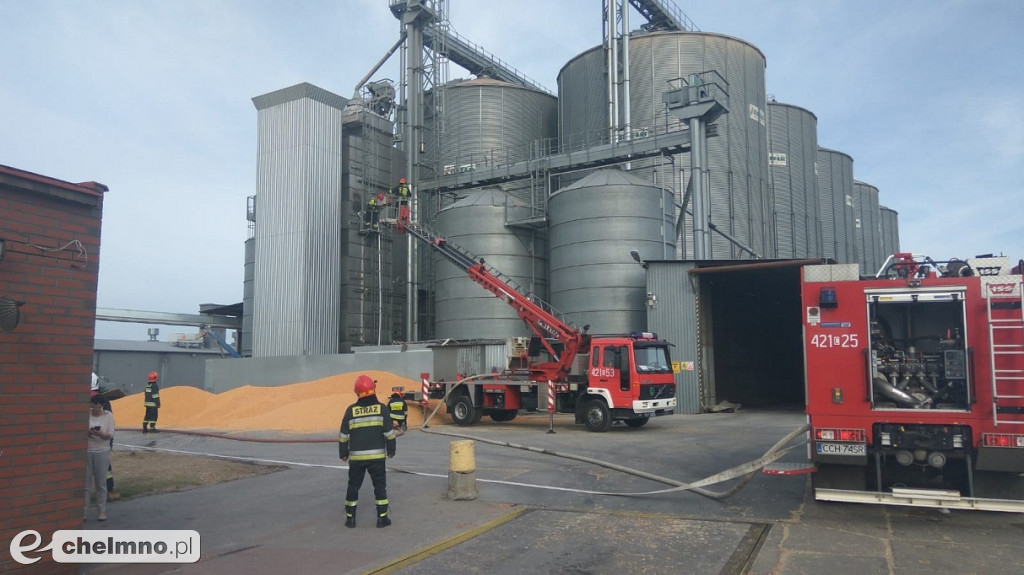 Płonął silos w Kaudusie! Czy ludzie stracą pracę w fabryce ?