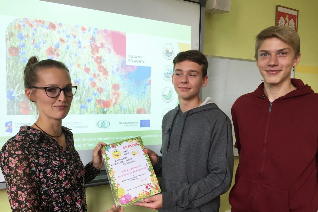 Ciekawe zajęcia z EKOLIDEREM w SP Nr1