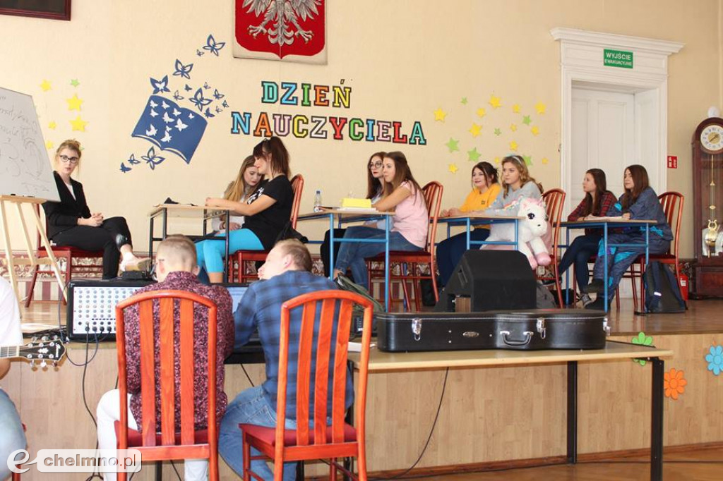 Ślubowanie pierwszoklasistów i obchody Dnia Nauczyciela
