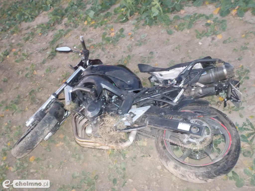 Śmiertelny wypadek 46-letniego motocyklisty