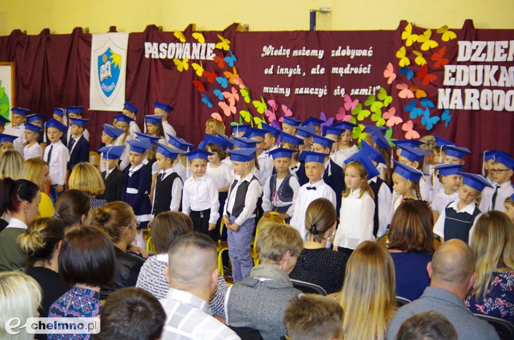 Pasowanie na ucznia i pogadanka na temat profilaktyki nowotworu