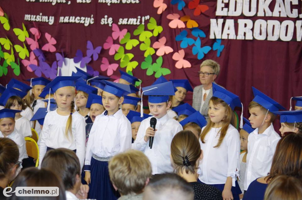 Pasowanie na ucznia i pogadanka na temat profilaktyki nowotworu