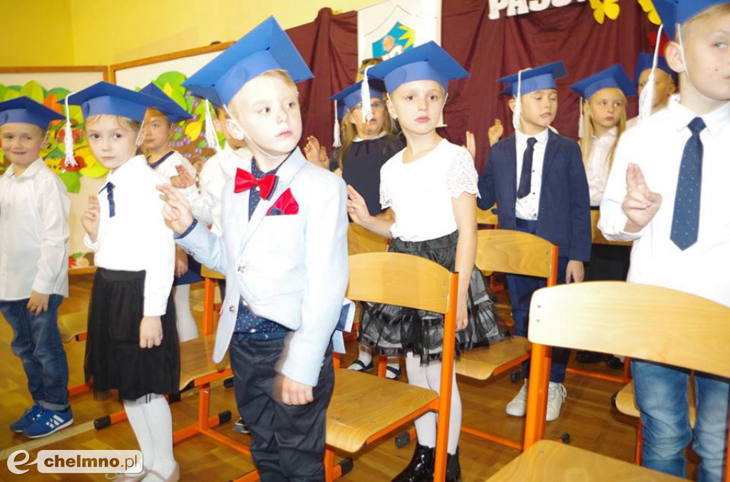 Pasowanie na ucznia i pogadanka na temat profilaktyki nowotworu