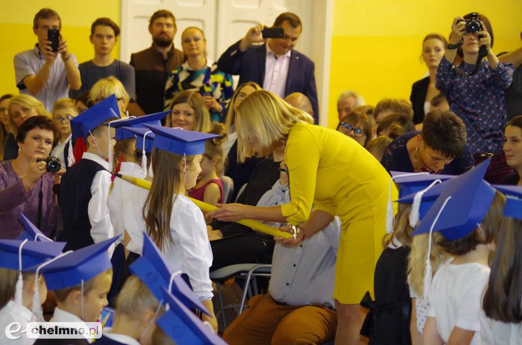 Pasowanie na ucznia i pogadanka na temat profilaktyki nowotworu