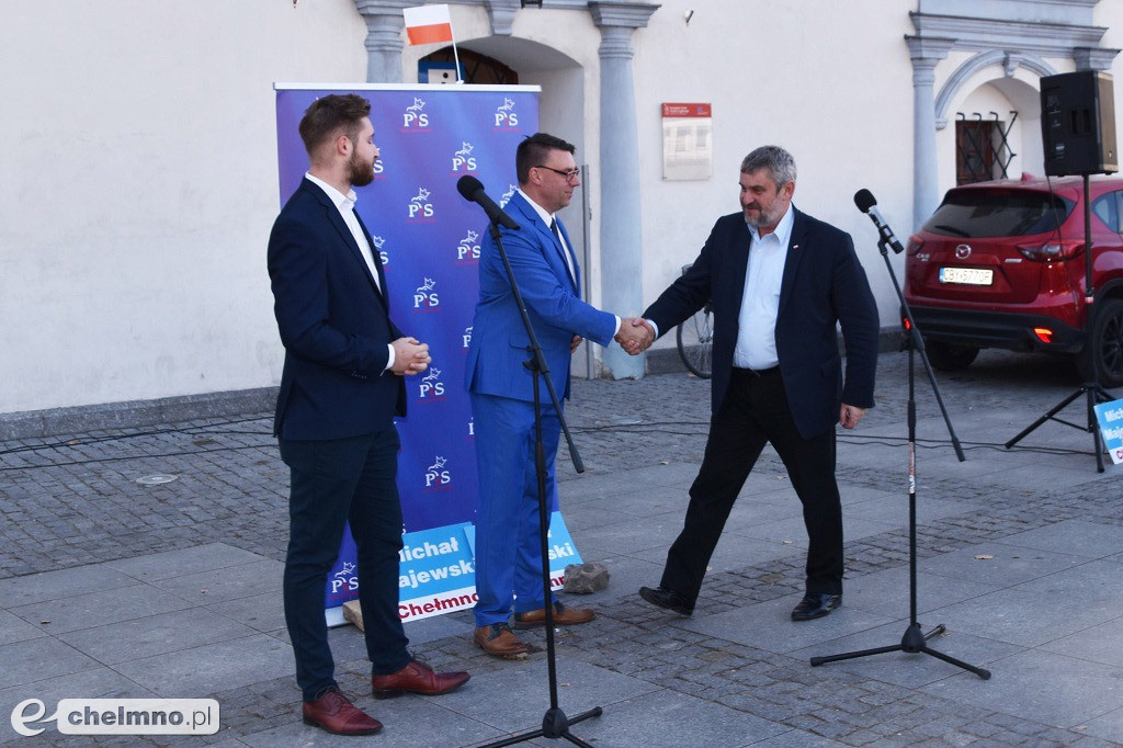 Kandydat na Burmistrza i Minister Rolnictwa i Rozwoju Wsi na Rynku