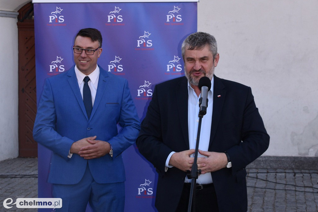Kandydat na Burmistrza i Minister Rolnictwa i Rozwoju Wsi na Rynku