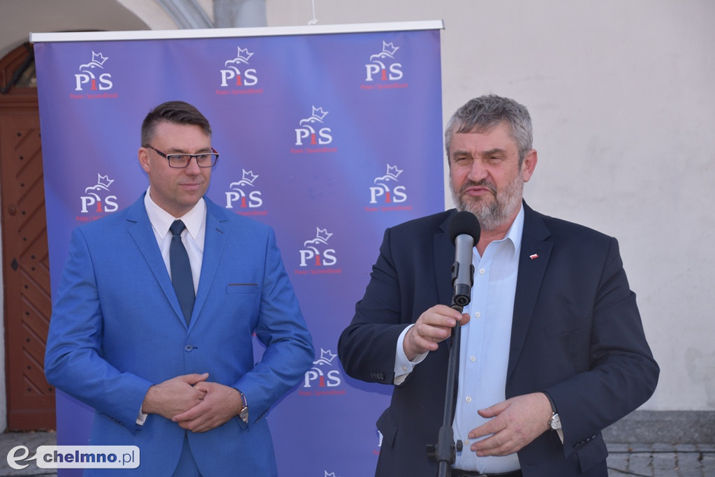 Kandydat na Burmistrza i Minister Rolnictwa i Rozwoju Wsi na Rynku