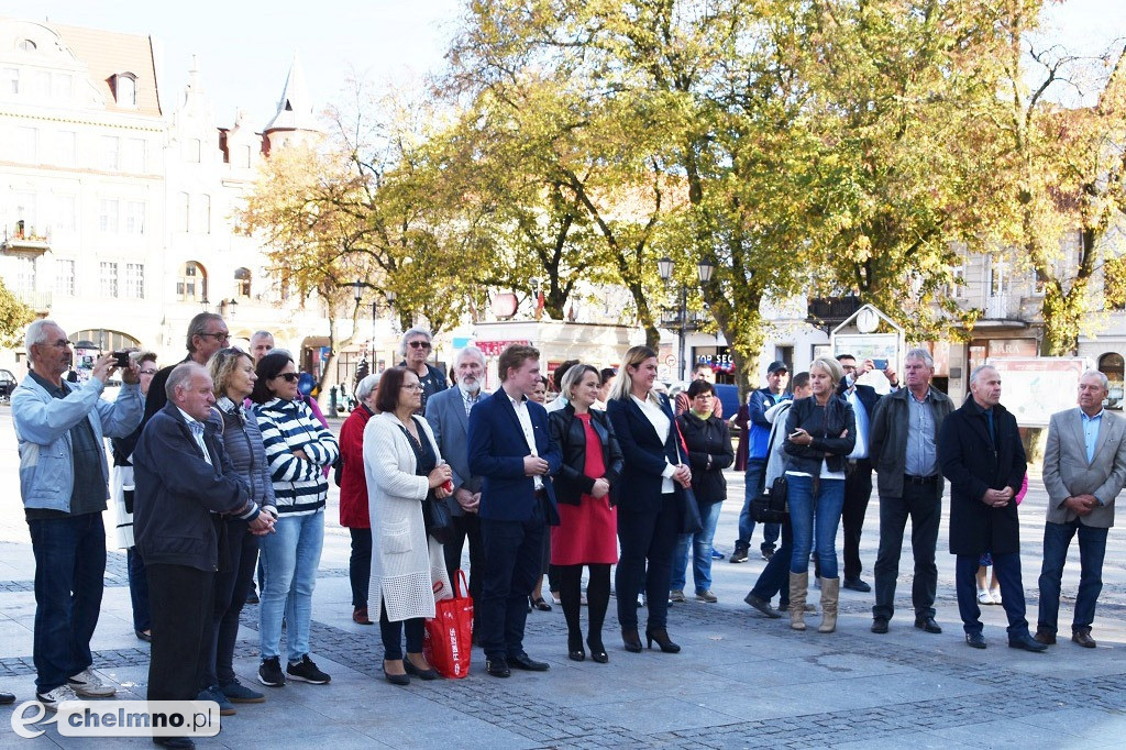 Kandydat na Burmistrza i Minister Rolnictwa i Rozwoju Wsi na Rynku