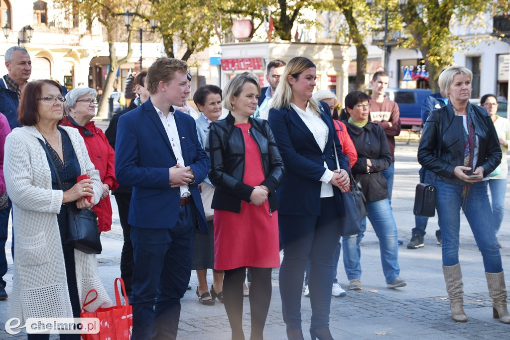 Kandydat na Burmistrza i Minister Rolnictwa i Rozwoju Wsi na Rynku