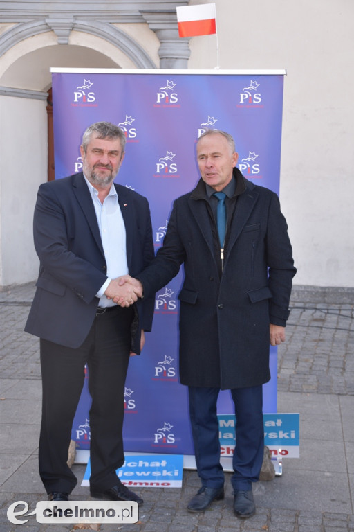 Kandydat na Burmistrza i Minister Rolnictwa i Rozwoju Wsi na Rynku