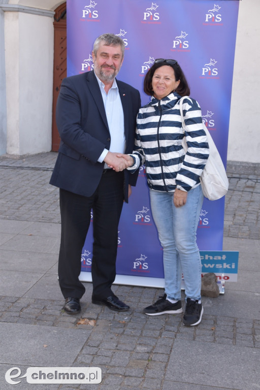 Kandydat na Burmistrza i Minister Rolnictwa i Rozwoju Wsi na Rynku