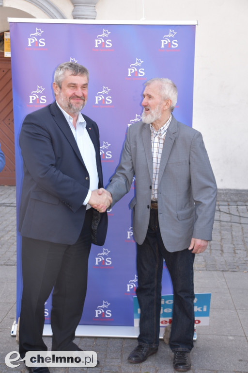 Kandydat na Burmistrza i Minister Rolnictwa i Rozwoju Wsi na Rynku