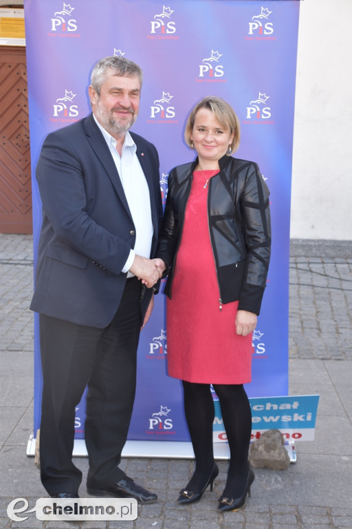 Kandydat na Burmistrza i Minister Rolnictwa i Rozwoju Wsi na Rynku