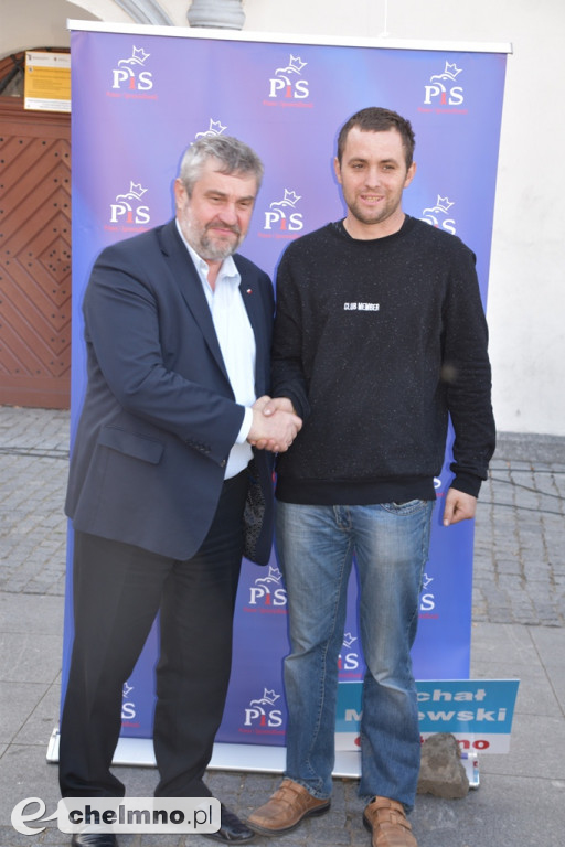 Kandydat na Burmistrza i Minister Rolnictwa i Rozwoju Wsi na Rynku