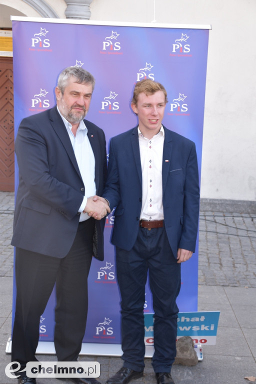 Kandydat na Burmistrza i Minister Rolnictwa i Rozwoju Wsi na Rynku