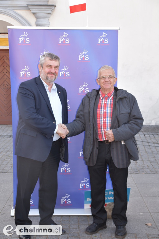 Kandydat na Burmistrza i Minister Rolnictwa i Rozwoju Wsi na Rynku