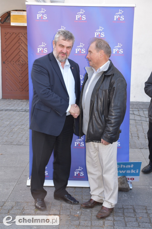 Kandydat na Burmistrza i Minister Rolnictwa i Rozwoju Wsi na Rynku