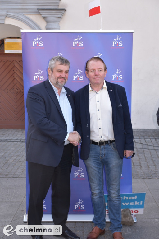 Kandydat na Burmistrza i Minister Rolnictwa i Rozwoju Wsi na Rynku