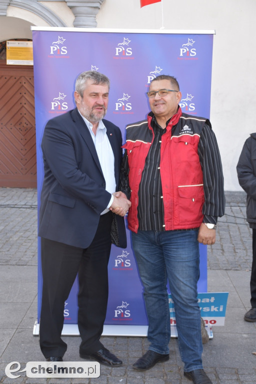 Kandydat na Burmistrza i Minister Rolnictwa i Rozwoju Wsi na Rynku